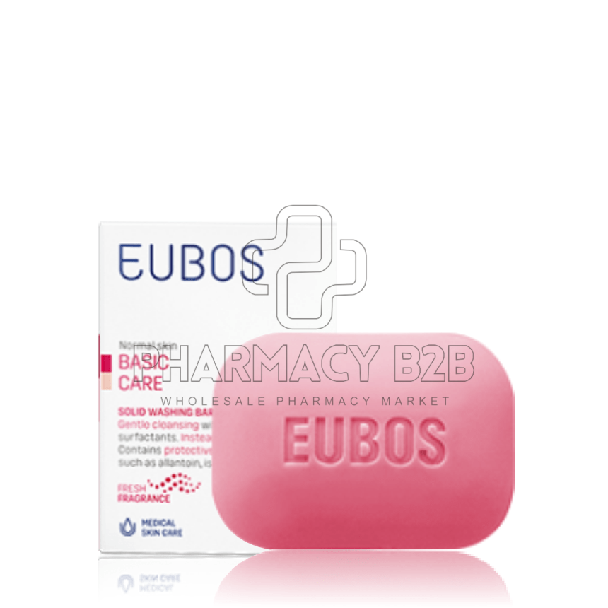 EUBOS SOLID RED Στερεή Πλάκα Πλυσίματος 125g