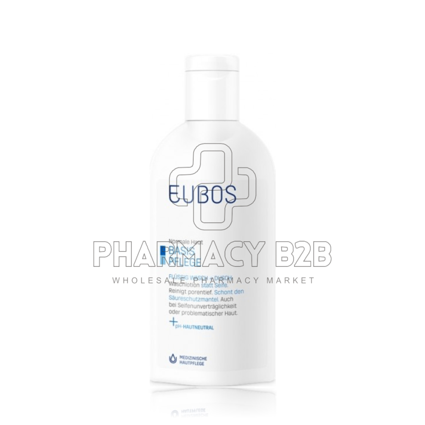 EUBOS LIQUID BLUE Υγρό Καθαρισμού Προσώπου-Σώματος Χωρίς Άρωμα 200ml