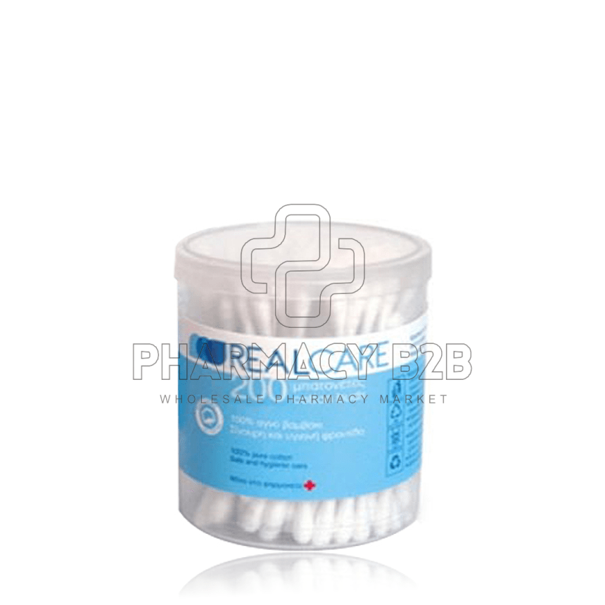 REAL CARE Μπατονέτες από 100% αγνό βαμβάκι 200 τεμάχια