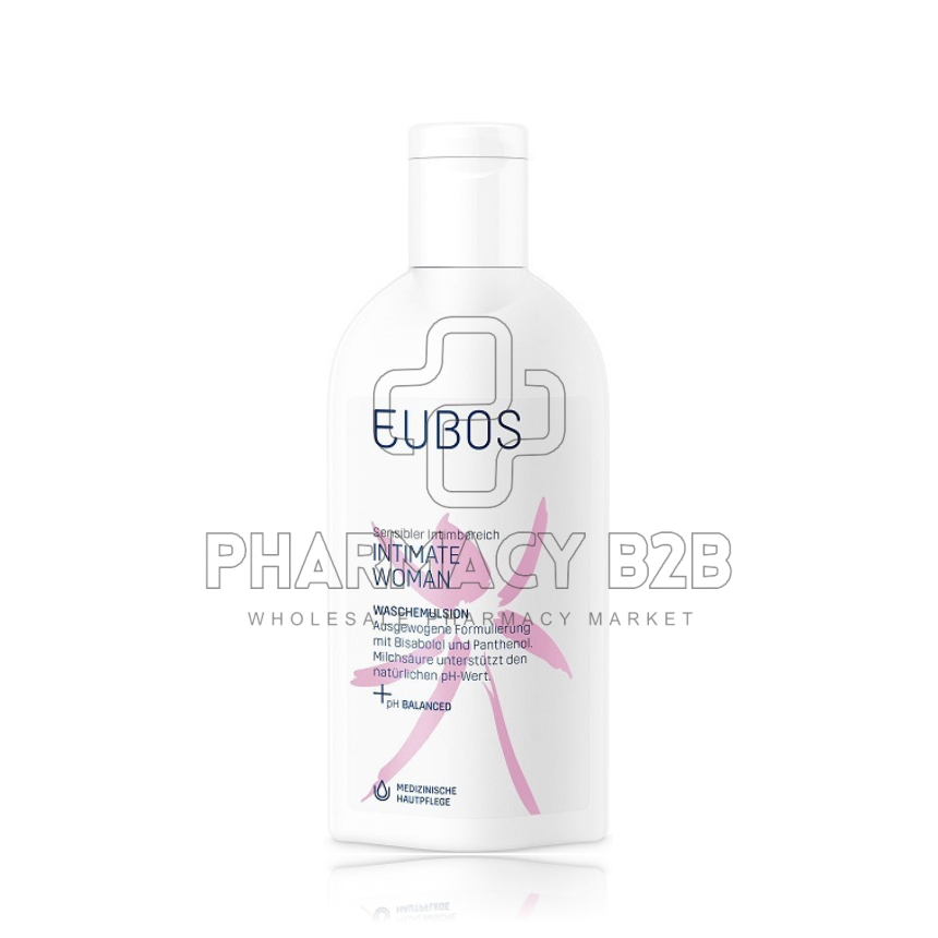 EUBOS Intimate Woman Washing Emulsion Υγρό καθαρισμού για την ευαίσθητη περιοχή 200ml
