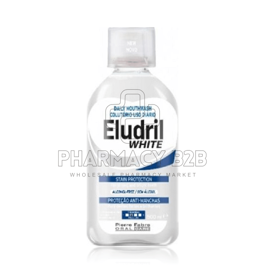 ELGYDIUM Eludril Daily White Στοματικό Διάλυμα για λευκά δόντια 500ml