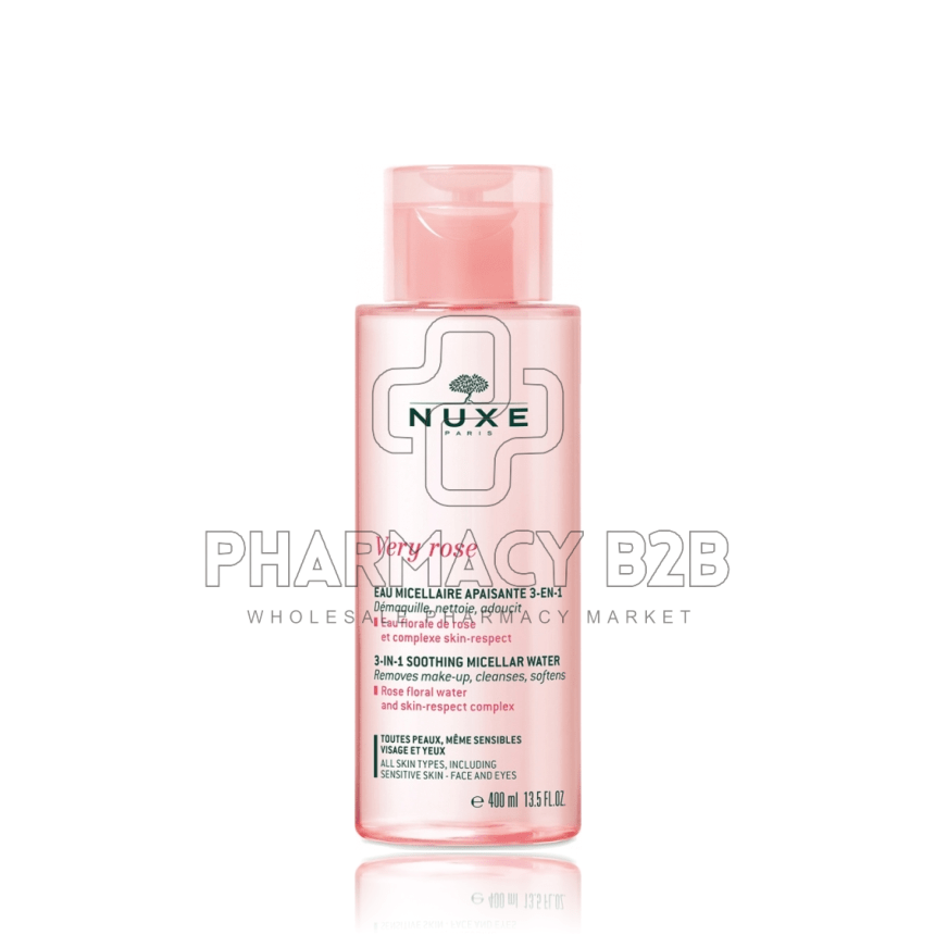 NUXE Very Rose 3-σε-1 απαλό νερό micellaire 400ml