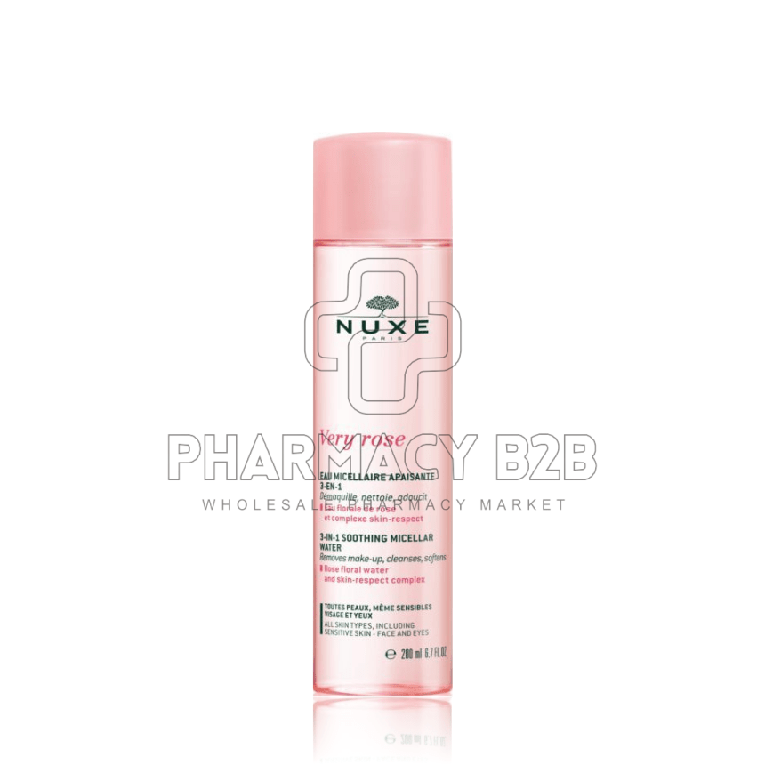 NUXE Very Rose 3-σε-1 απαλό νερό micellaire 200ml
