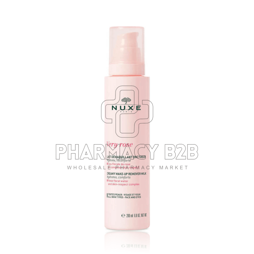NUXE Very Rose Κρεμώδες γαλάκτωμα ντεμακιγιάζ 200ml