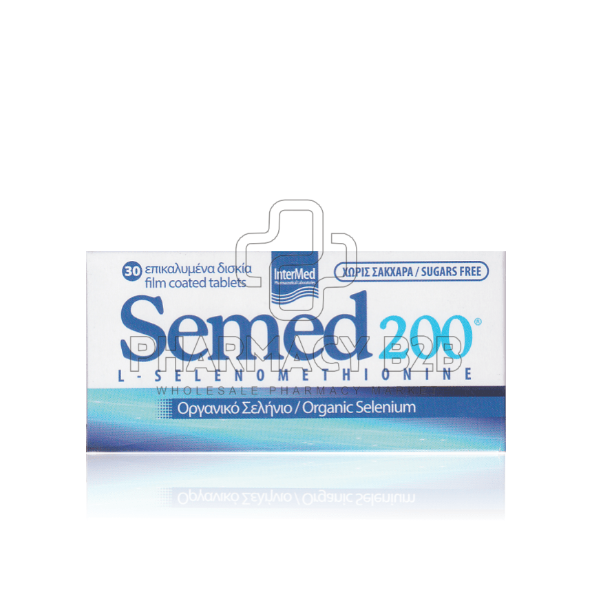 SEMED 200μg Οργανικό Σελήνιο 30 επικαλυμμένα  δισκία 