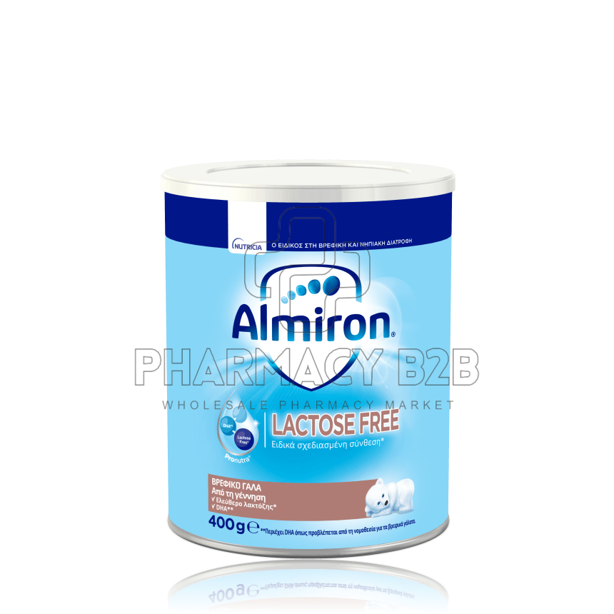 ALMIRON LACTOSE FREE για Βρέφη με Δυσανεξία στη Λακτόζη 400gr