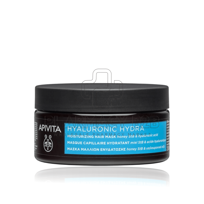 APIVITA Hyaluronic Hydra Μάσκα Μαλλιών Ενυδάτωσης με Honey StB & Υαλουρονικό Οξύ 200ml
