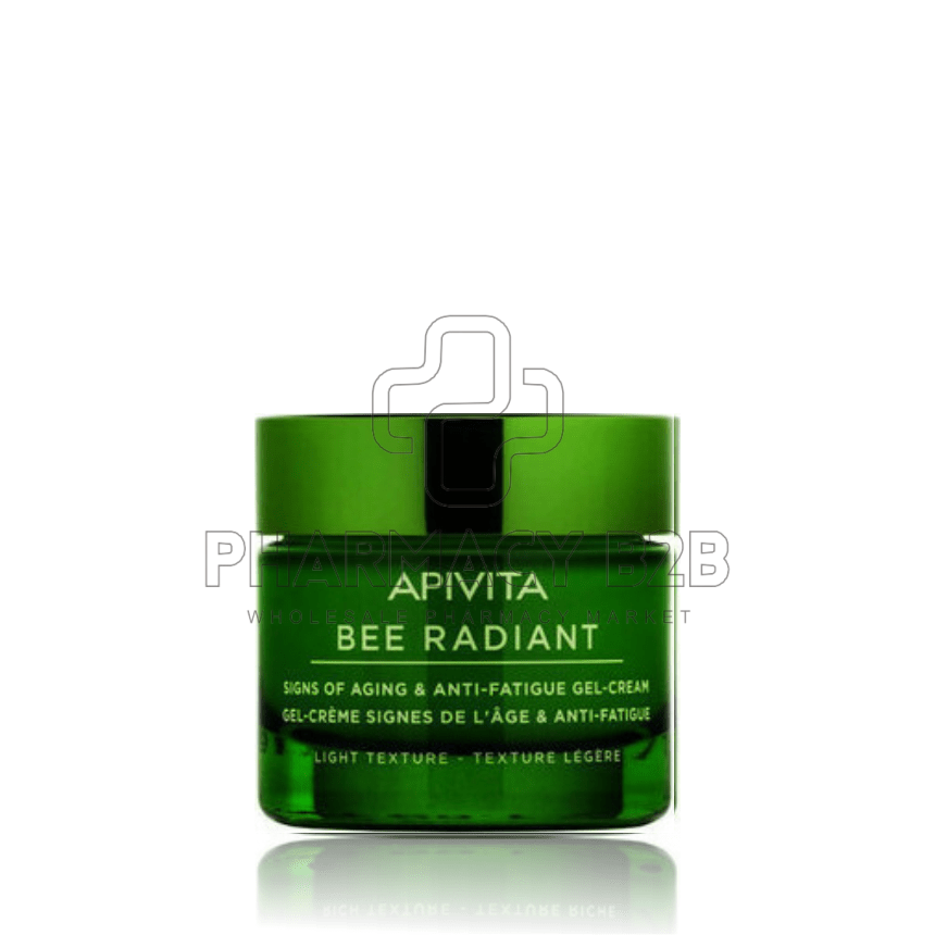APIVITA Bee Radiant Κρέμα-Gel για Σημάδια Γήρανσης & Ξεκούραστη Όψη - Ελαφριά Υφή 50ml
