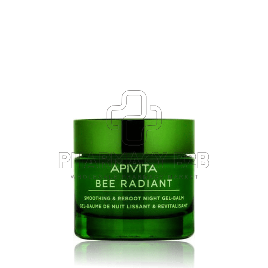 APIVITA Bee Radiant Gel-Balm Νύχτας για Λείανση & Αναζωογόνηση 50ml