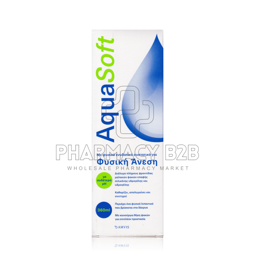 Aquasoft υγρό φακών επαφής 360ml