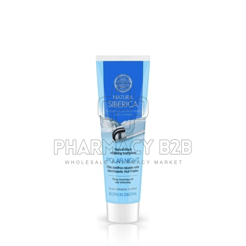 NATURA SIBERICA Natural Black Whitening Toothpaste Polar Night 100g