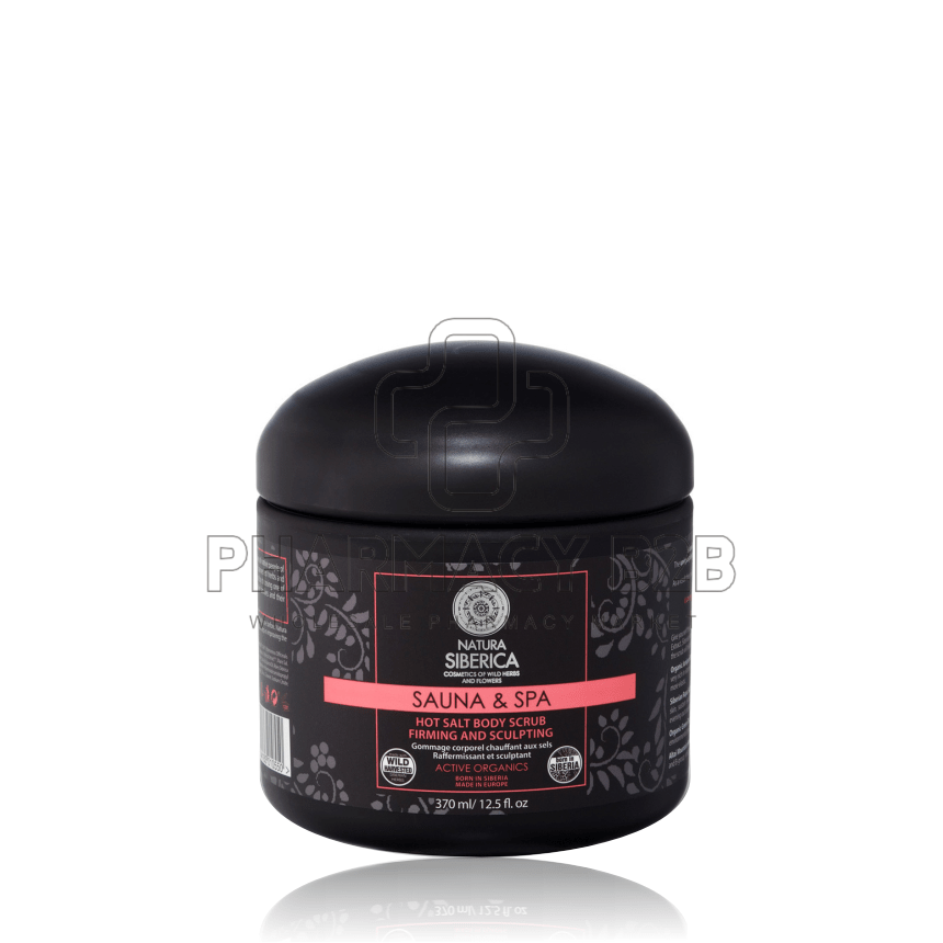 NATURA SIBERICA Sauna & Spa Firming and Sculpting Hot Salt Body Scrub 370ml