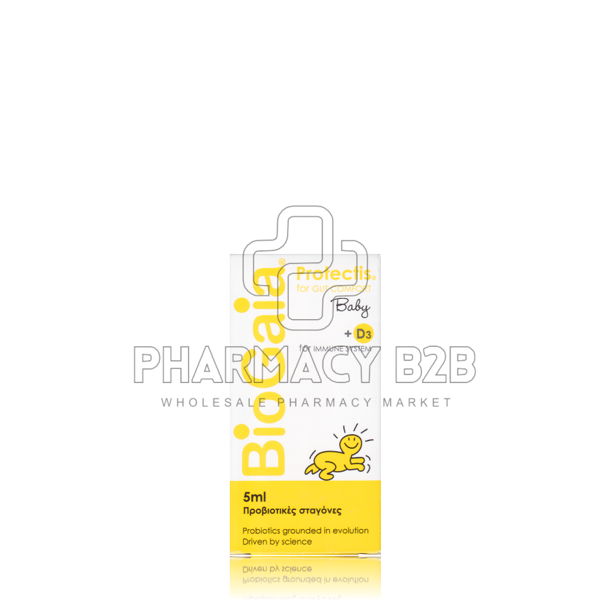 BIOGAIA PROTECTIS ΒΑΒΥ +D3 Προβιοτικό σε σταγόνες για την αντιμετώπιση των κολικών στα βρέφη 5ml