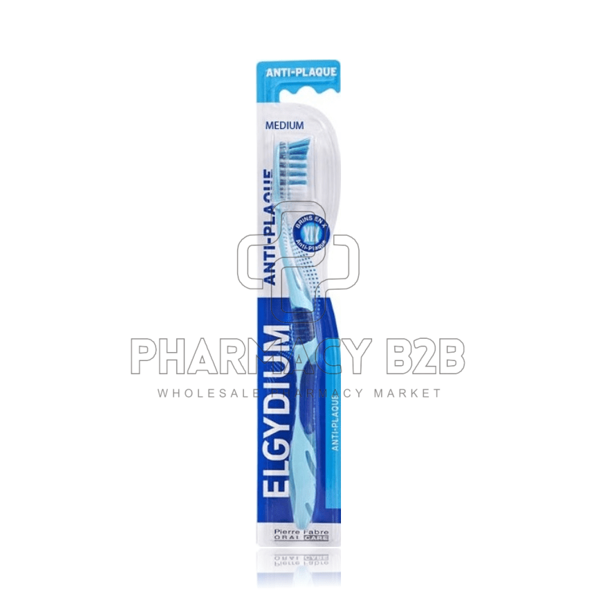 ELGYDIUM Οδοντόβουρτσα Anti-plaque Μέτρια 1 τμχ