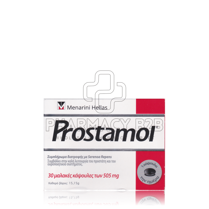 PROSTAMOL Συμπλήρωμα διατροφής για τον προστάτη 30 μαλακές κάψουλες