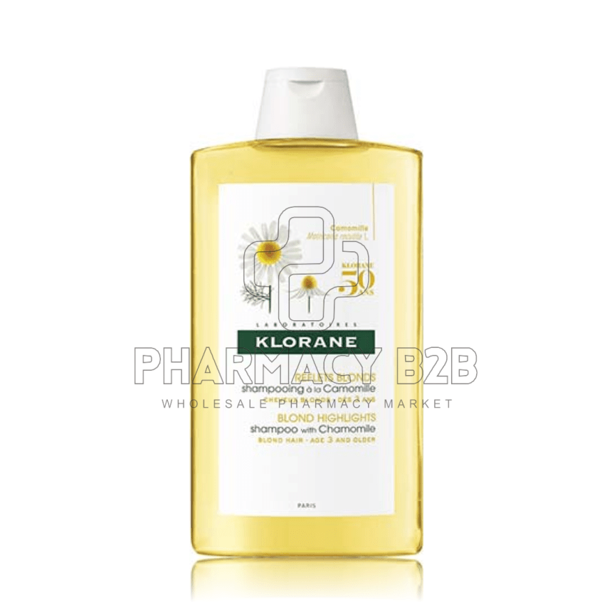 KLORANE SHAMPOO CHAMOMILLE με Χαμομήλι για Ξανθά Μαλλιά 400ml