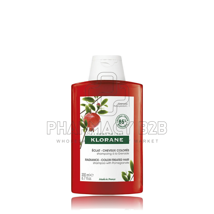 KLORANE SHAMPOO GRENADE με Ρόδι για Βαμμένα Μαλλιά 200ml