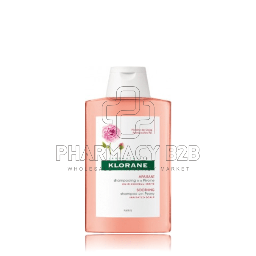 KLORANE SHAMPOO PIVOINE με Παιωνία για Ερεθισμένο Τριχωτό 200ml