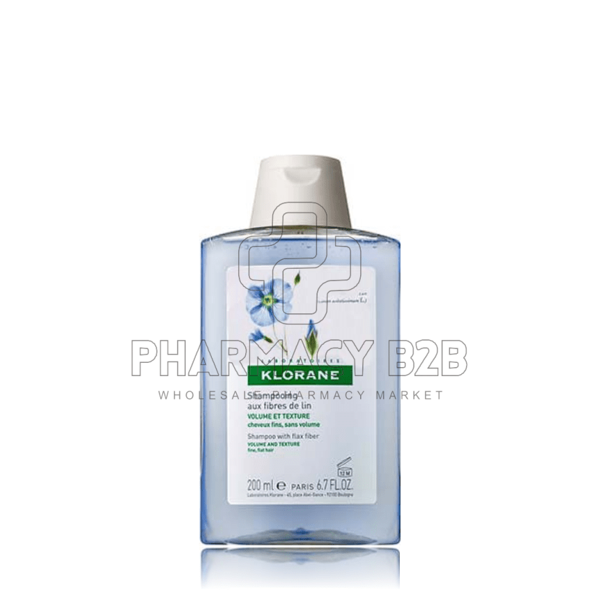 KLORANE SHAMPOO LINUM με Λινάρι για Όγκο σε Λεπτά Μαλλιά 200ml