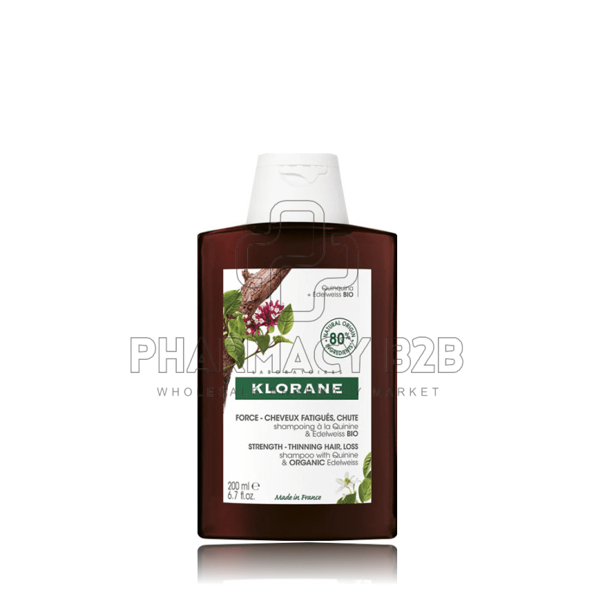 KLORANE SHAMPOO QUININE με Κινίνη για Ενδυνάμωση 200ml