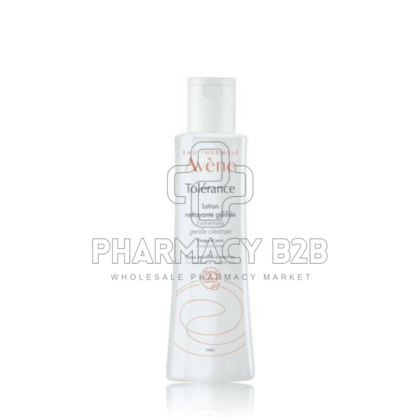 AVENE Tolerance Lotion Nettoyante Gelifiee Λοσιόν Καθαρισμού Μακιγιάζ για Αντιδραστικό Ευαίσθητο Δέρμα, 200ml