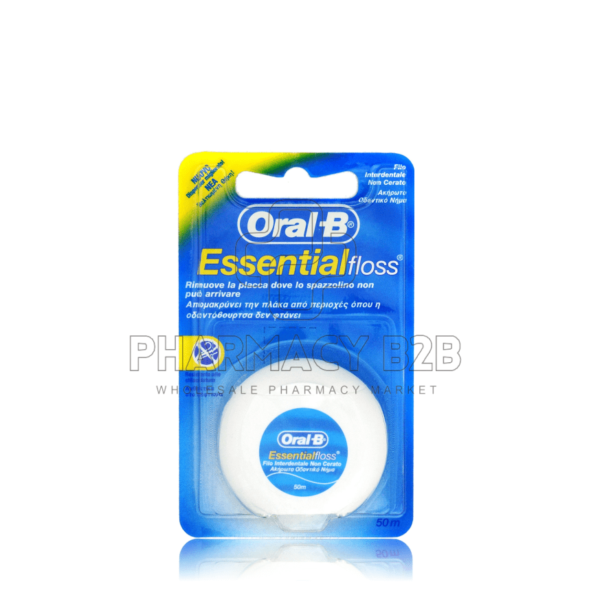 ORAL-B Essential Floss Ακήρωτο οδοντικό νήμα 50m