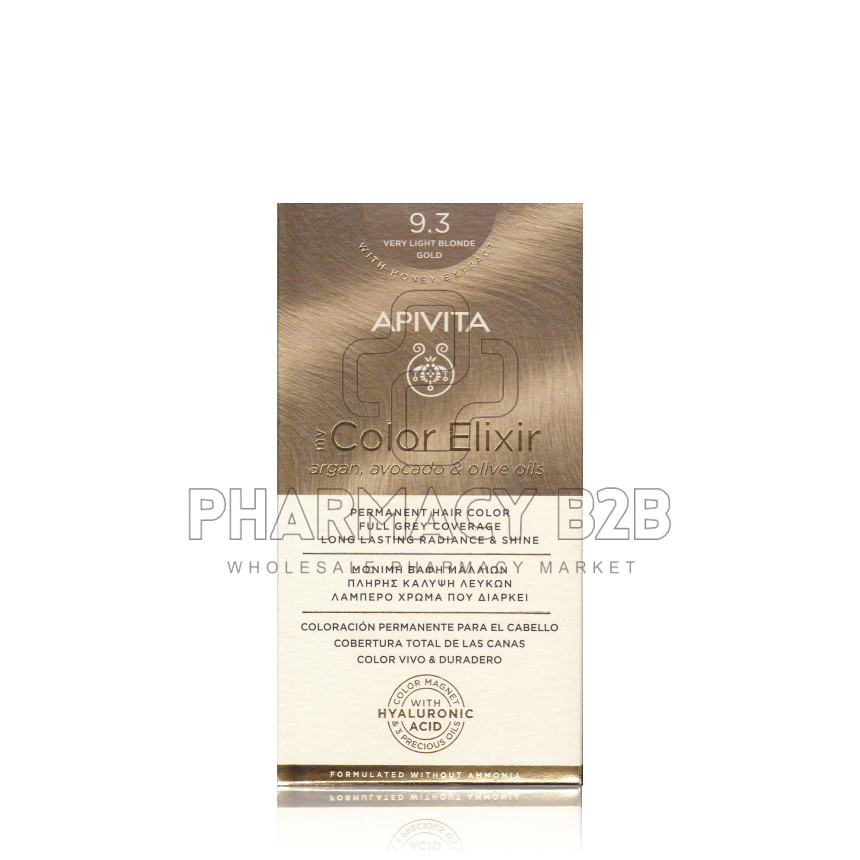 APIVITA MY COLOR ELIXIR 9.3 Ξανθό πολύ ανοιχτό μελί