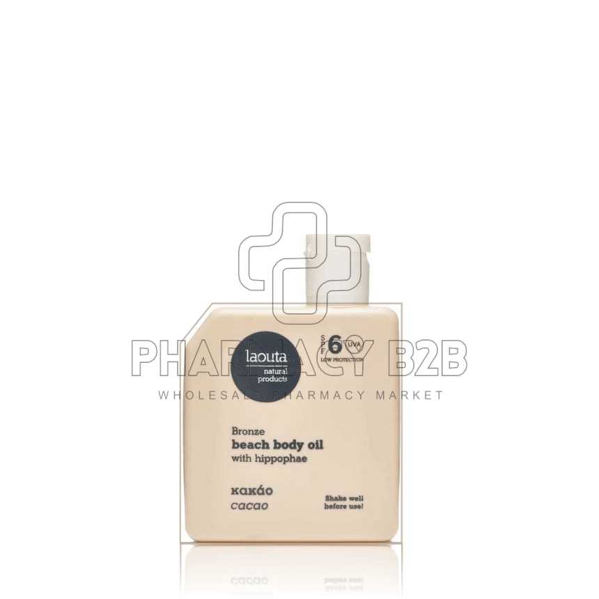 LAOUTA Bronze beach body oil with hippophae Κακάο 100ml