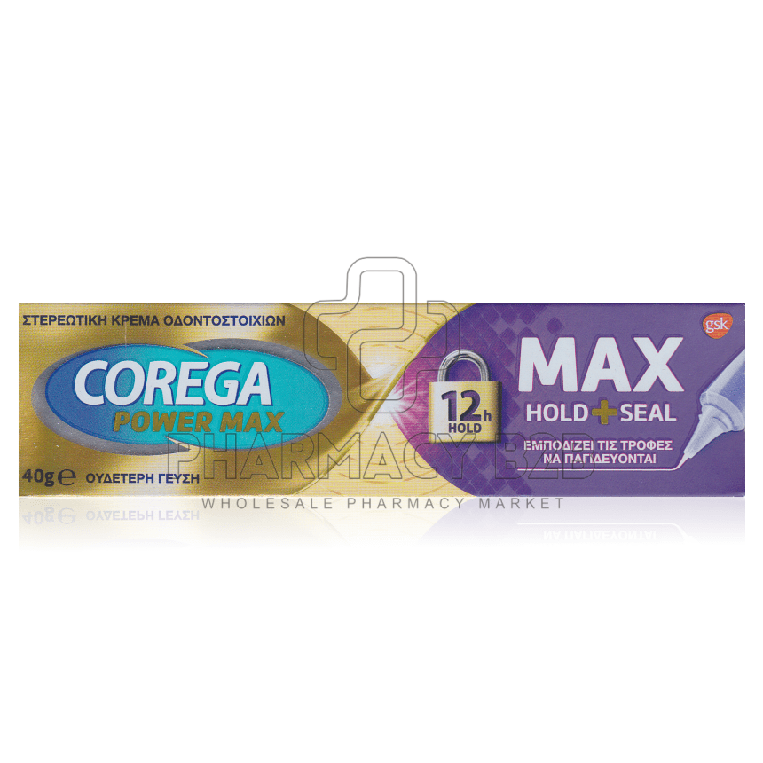 COREGA Max Seal Στερεωτική Κρέμα Οδοντοστοιχιών 40g