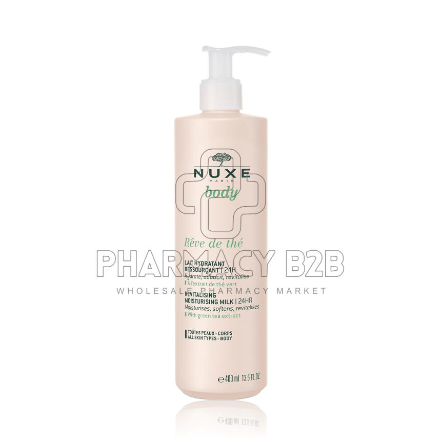 NUXE Reve de the Revitalising moisturising milk|24h-Ενυδατικό Γαλάκτωμα Σώματος 24ώρες 400ml