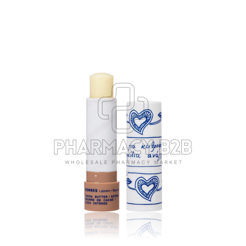 KORRES Lip Balm Βούτυρο Κακάο - Εντατική Φροντίδα 4.5g