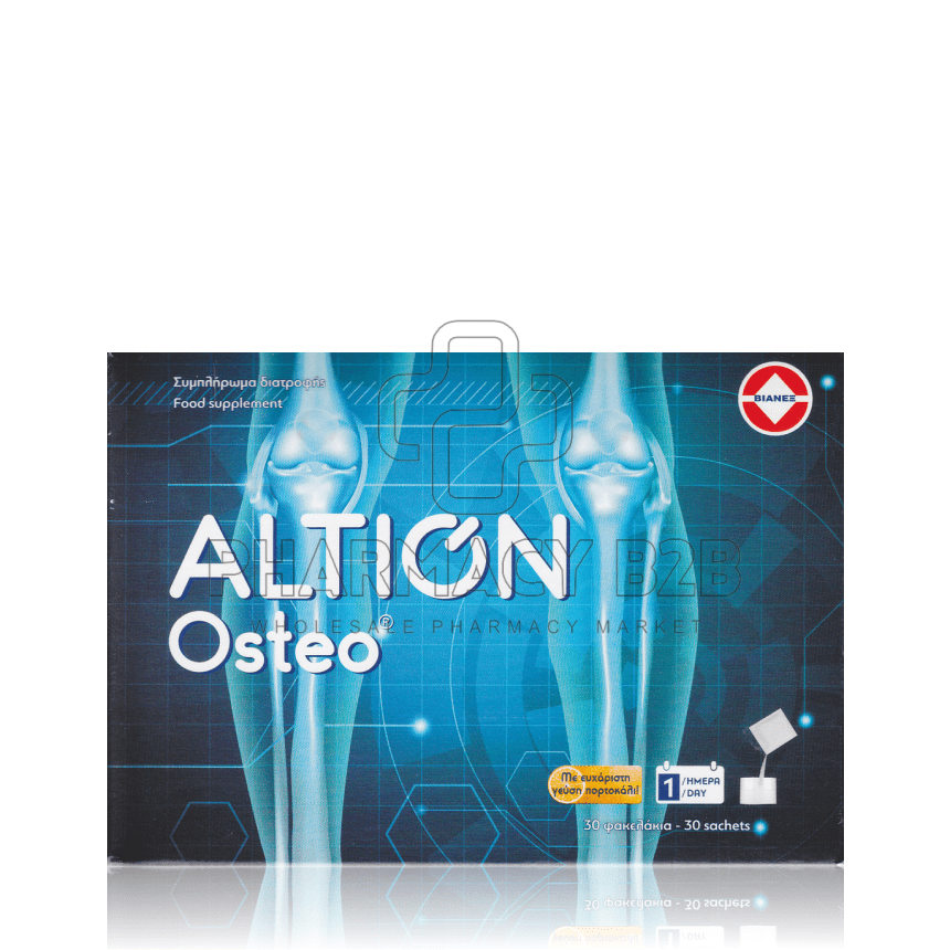 ALTION Osteo Συμπλήρωμα Διατροφής για την Υγεία των Αρθρώσεων & των Χόνδρων με Γεύση Πορτοκάλι x30 φακελάκια ALTION Osteo Συμπλήρωμα Διατροφής για την Υγεία των Αρθρώσεων & των Χόνδρων με Γεύση Πορτοκάλι x30 φακελάκια