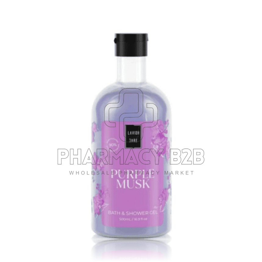 LAVISH CARE Shower Gel Purple Musk 500ml