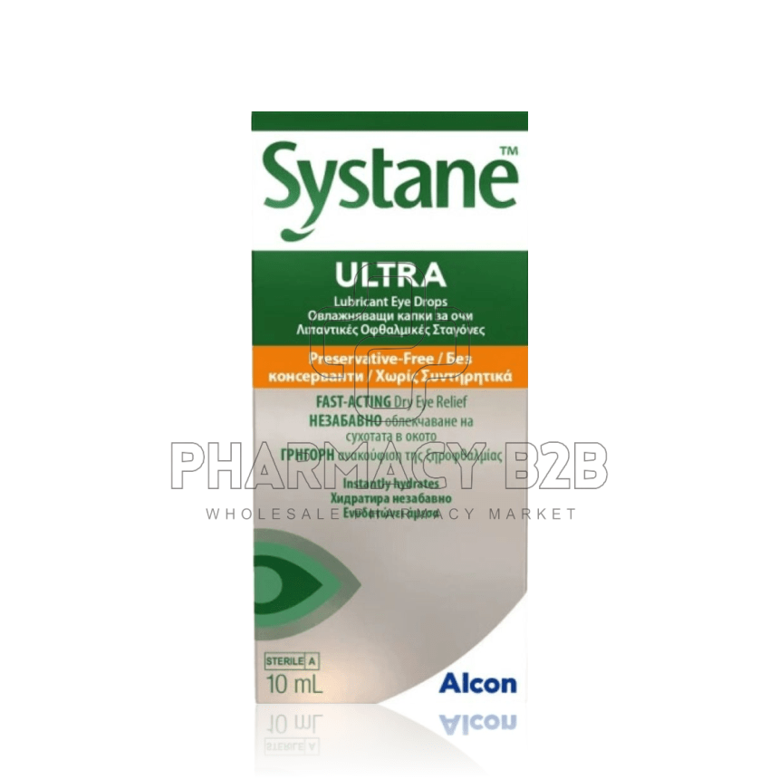 Systane Ultra Λιπαντικές Οφθαλμικές Σταγόνες Χωρίς Συντηρητικά 10ml