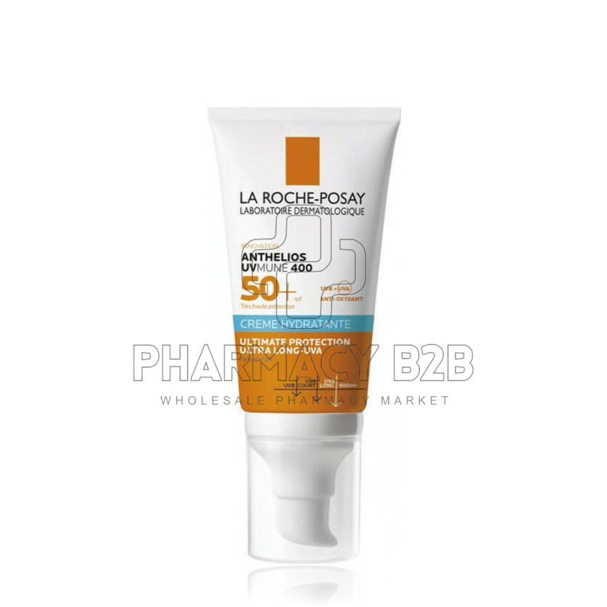 LA ROCHE-POSAY Anthelios UVMUNE 400 Hydrating Cream Non-perfumed SPF50+ Αντηλιακή Ενυδατική Κρέμα χωρίς άρωμα 50ml 