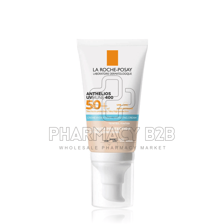 LA ROCHE-POSAY Anthelios UVMUNE 400 Hydrating Cream Tinted SPF50+ Αντηλιακή Ενυδατική Κρέμα με Χρώμα 50ml