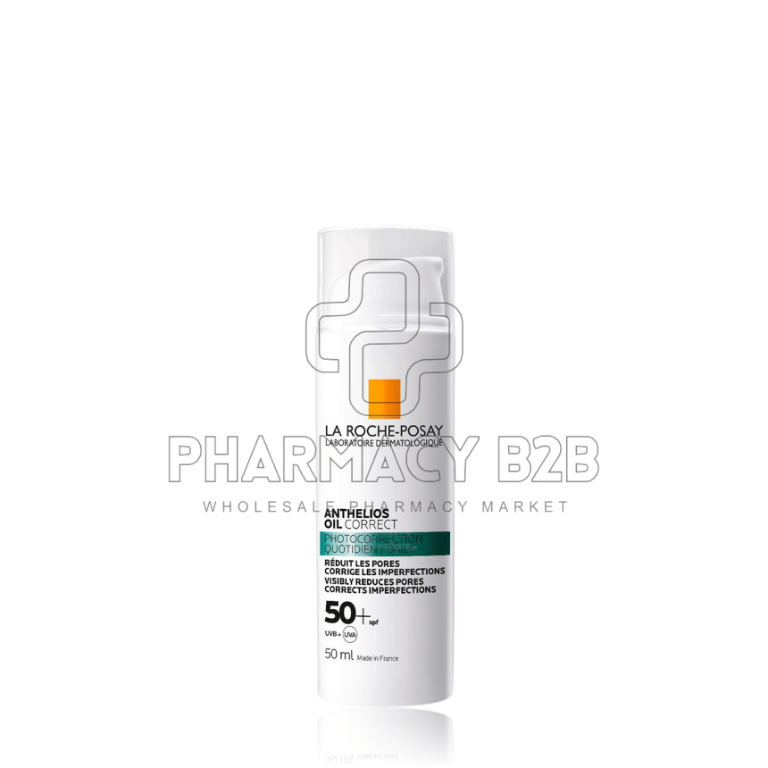 LA ROCHE-POSAY Anthelios Oil Correct Photocorrection Daily SPF50+ Αντιηλιακό προσ΄΄ωπου κατά των ατελειών 50ml