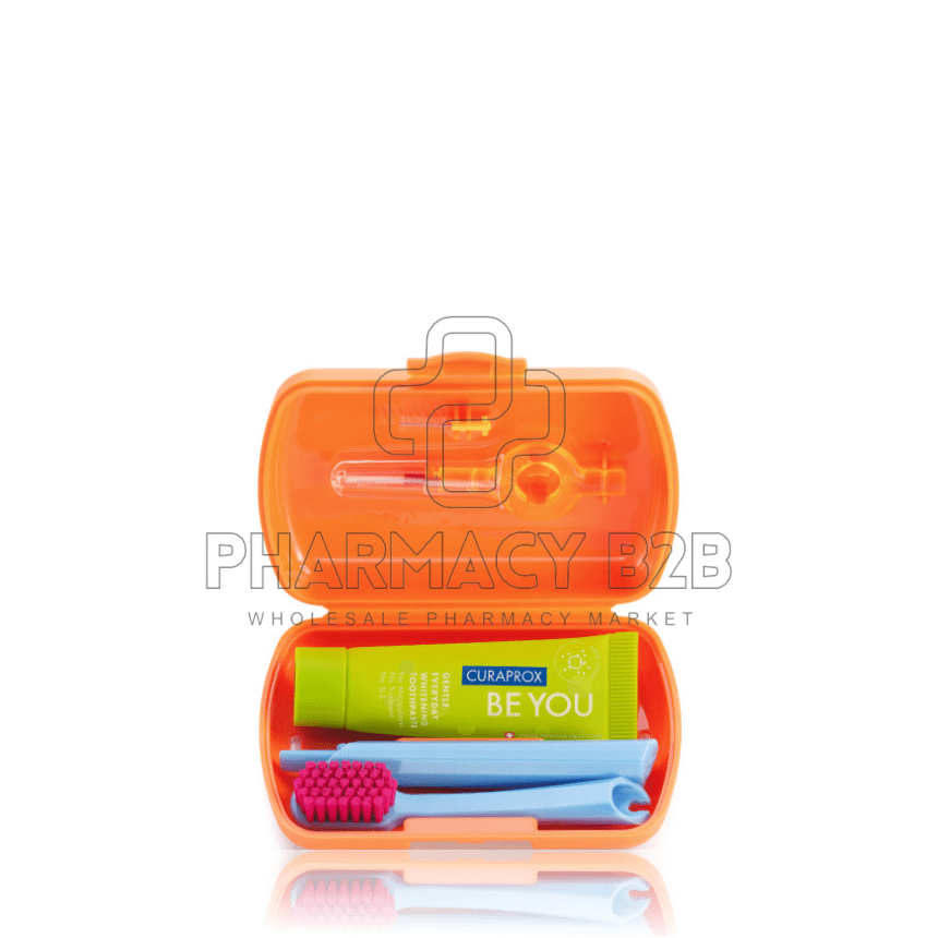 CURAPROX TRAVEL SET ΠΟΡΤΟΚΑΛΙ