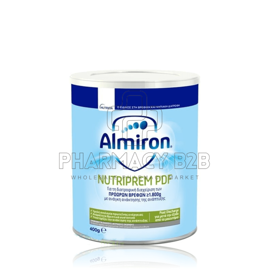 ALMIRON NUTRIPREM PDF Βρεφικό Γαλα για Πρόωρα Βρέφη 400gr ALMIRON NUTRIPREM PDF Βρεφικό Γαλα για Πρόωρα Βρέφη 400gr