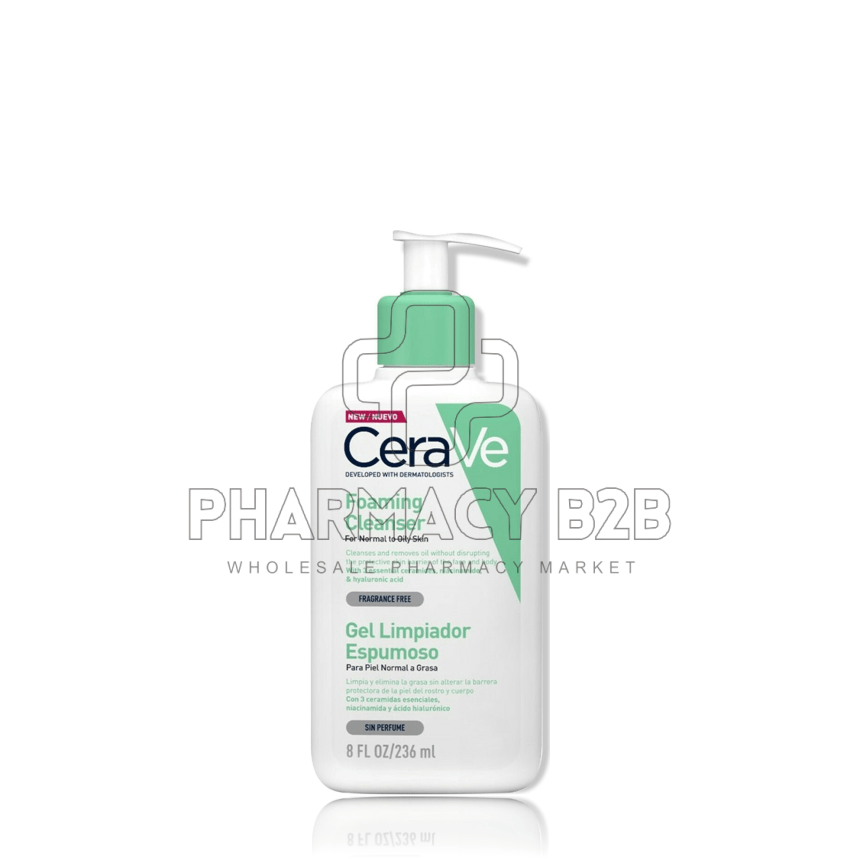 CERAVE Foaming Cleanser Καθαριστικό Gel Προσώπου & Σώματος 236ml