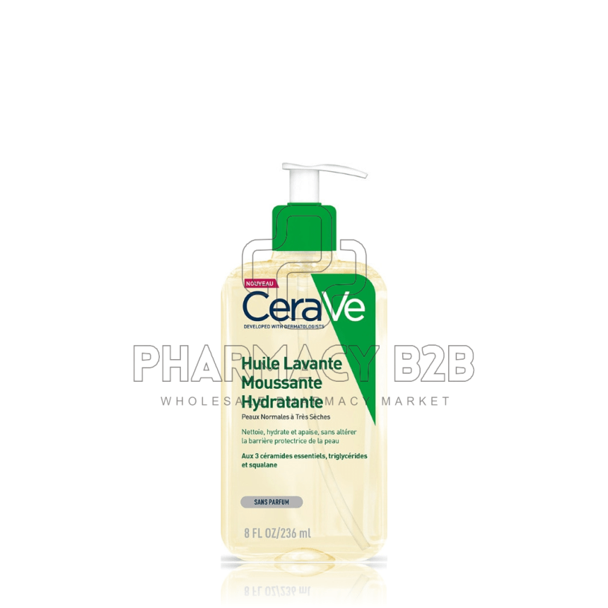 CERAVE Hydrating Foaming Oil Cleanser Καθαριστικό Προσώπου & Σώματος 236ml
