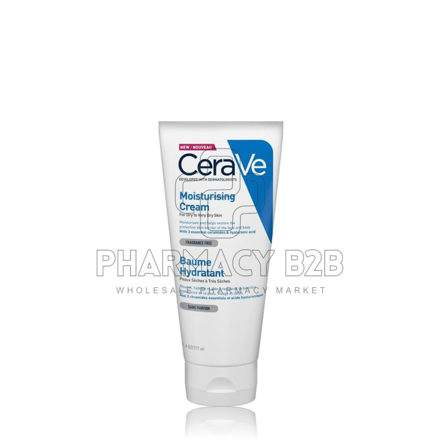 CERAVE Moisturising Cream Ενυδατική Κρέμα Προσώπου & Σώματος 177ml