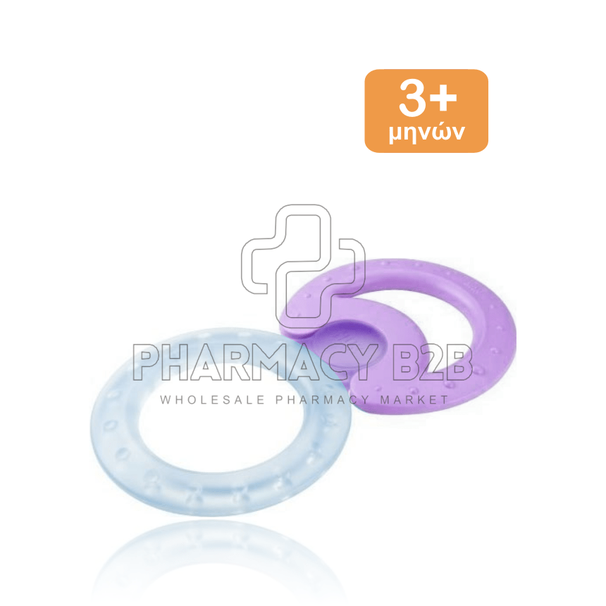 NUK Μασητικός Κρίκος Οδοντοφυΐας με Gel από Σιλικόνη για 3m+, 1 τμχ