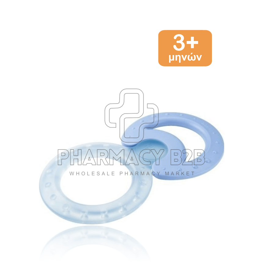 NUK Μασητικός Κρίκος Οδοντοφυΐας με Gel από Σιλικόνη για 3m+, 1 τμχ