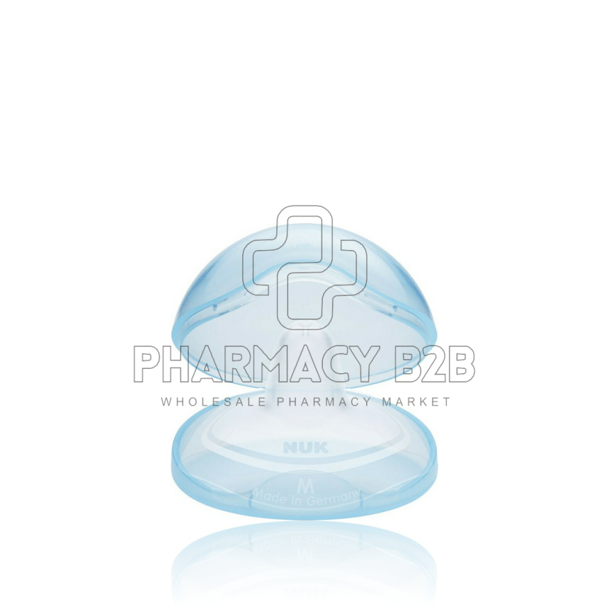 NUK Ασπίδες Θηλής από Σιλικόνη με Θήκη Αποθήκευσης Medium, 2 τμχ