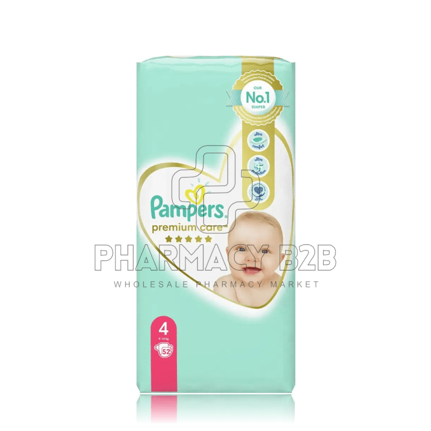 PAMPERS PREMIUM CARE 4 (9-14 kg) X52