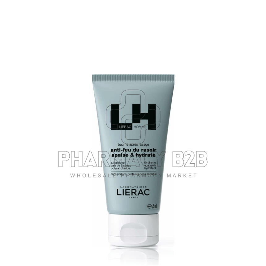 LIERAC Homme Apaise & Hydrate After Shave Balm για Μετά το Ξύρισμα 75ml