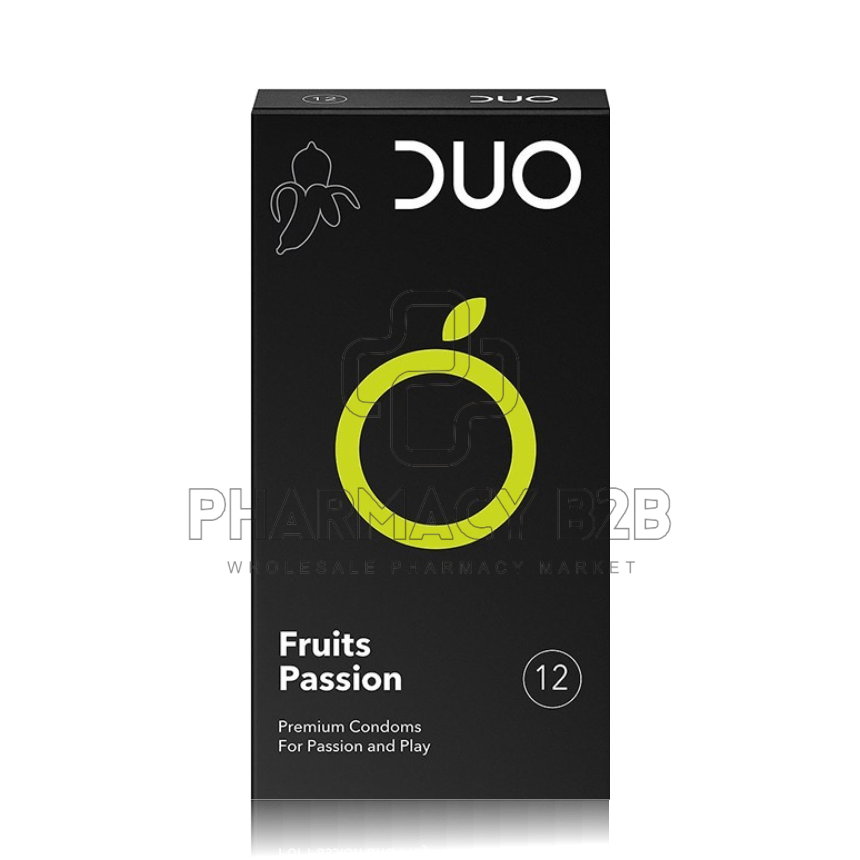 DUO Fruits Passion Προφυλακτικά με Γεύσεις 12τμχ