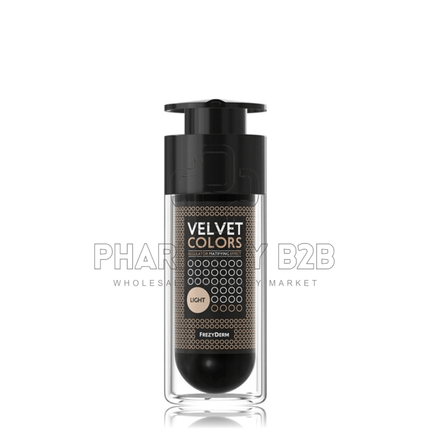 FREZYDERM VELVET COLORS LIGHT Ματ Make up 30ml