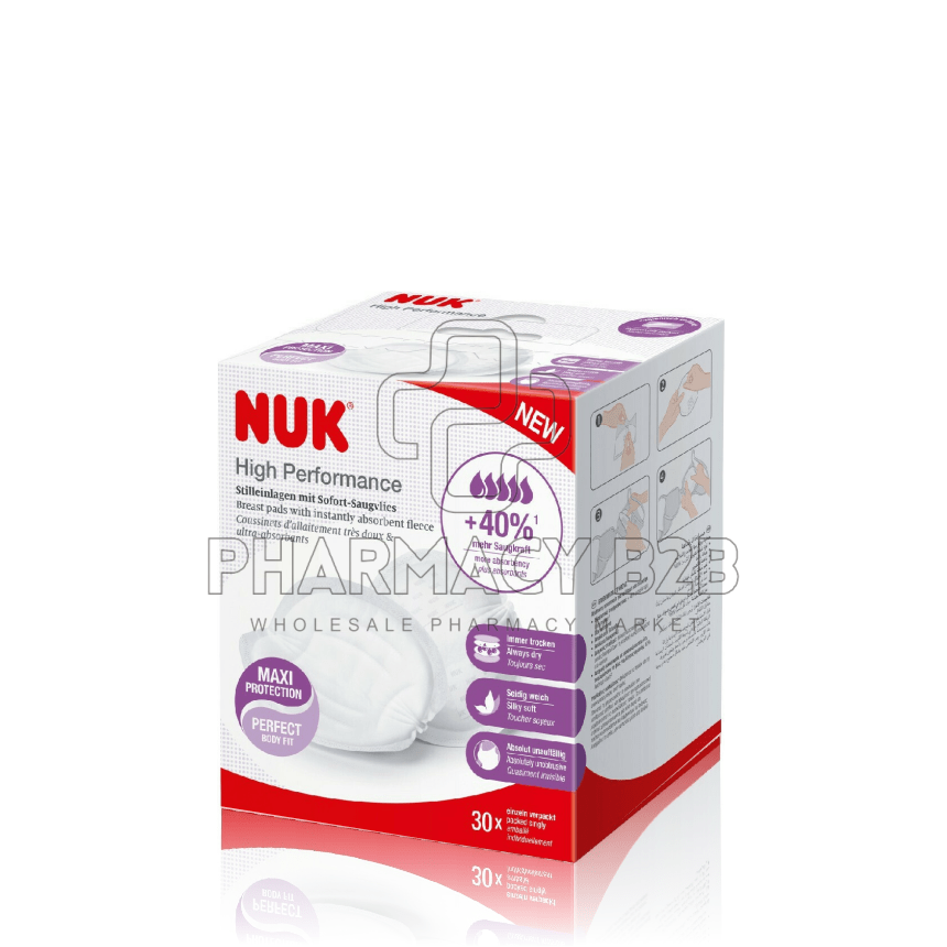 NUK Επιθέματα στήθους High Performance, 30 τμχ